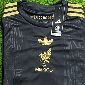 Adidas Men's Mexico Gold Jersey Size S